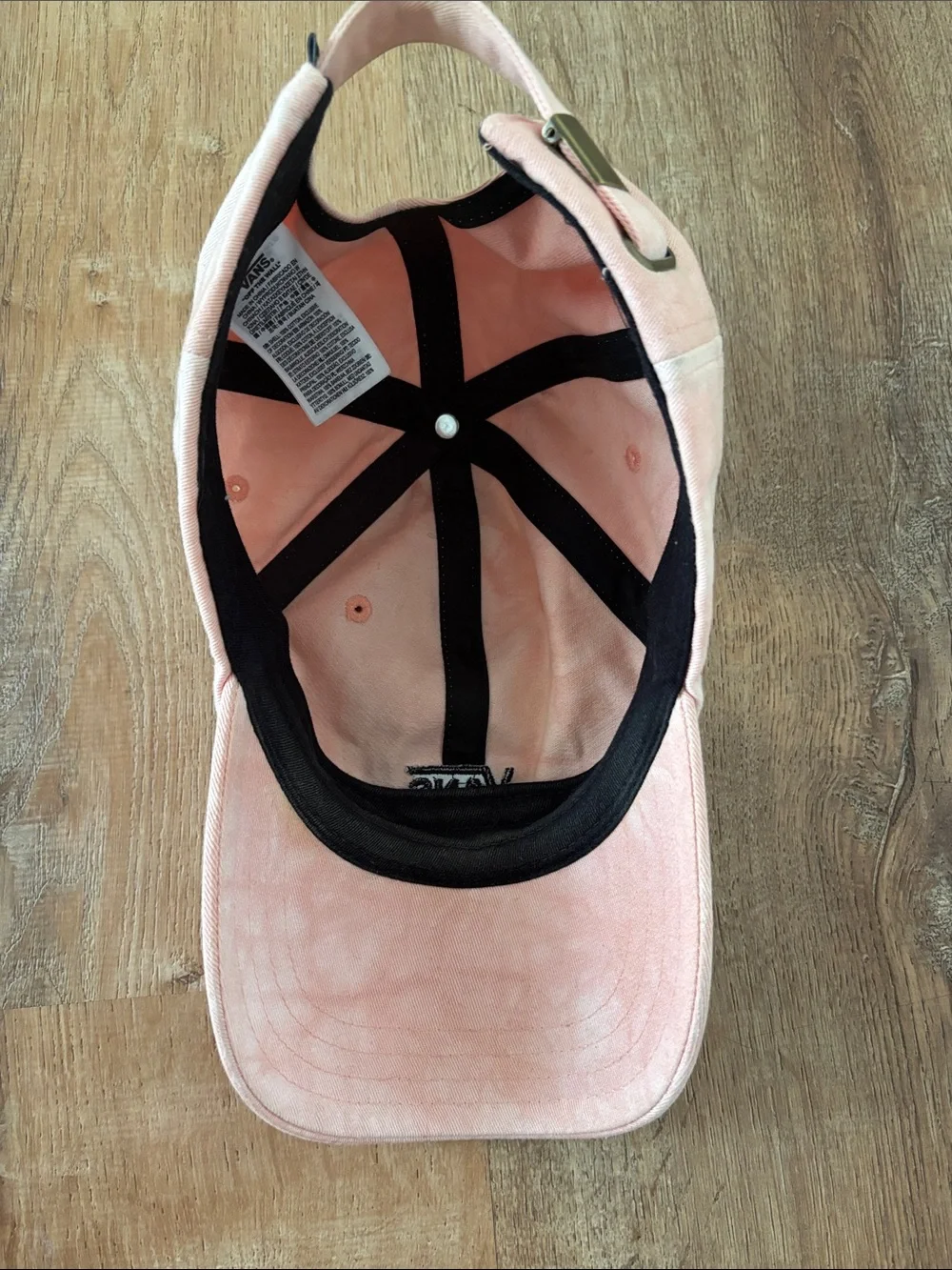 Vans Pastel Pink Tie-Dye Baseball Cap